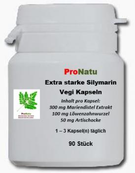 ProNatu Extra sterke Silymarin Vegi capsules; 300mg